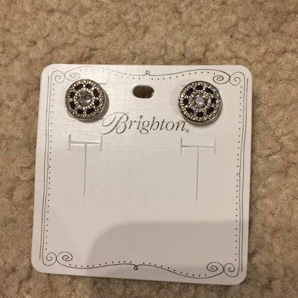 Brighton Swarovski Illumina Petite Post Earrings - Picture 4 of 4